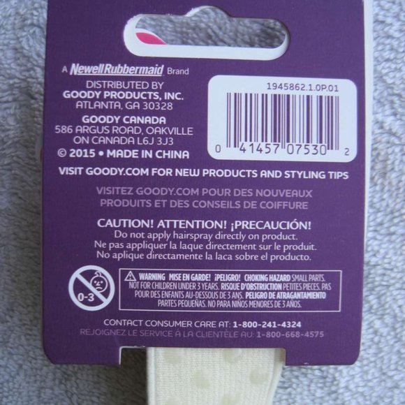 Goody Silicone Headwrap Wide Slide Proof Secure Hold Fit Hair Head Band Headband - Picture 4 of 8